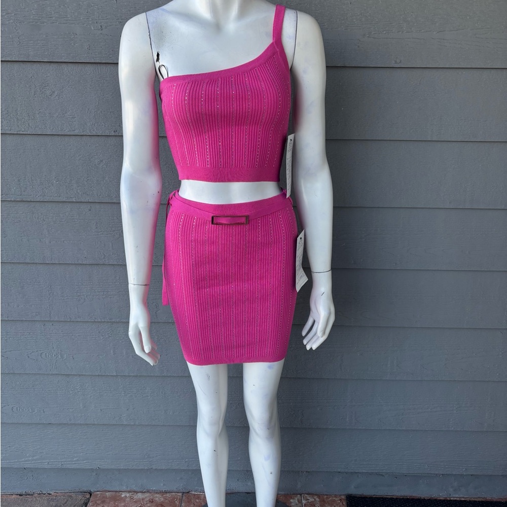 Hera Collection Hot Pink Skirt Set